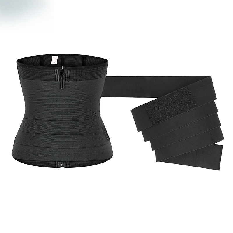 Premium Waist Trainer Belt Adjustable Belly Tummy Control Slim Body Shaper